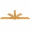Ekena Millwork Redmond Rough Sawn Timber Gable Bracket, Western Red Cedar, 60"W x 25"H x 2"D x 4"F, 10/12 Pitch GBW060X25X0204RED00RWR - alternate 3